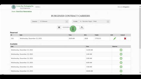 green bay eportal|ePortal : Dock Assignments .